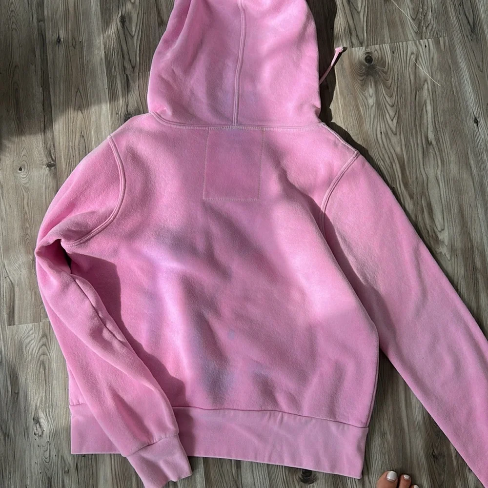 Aviator nation pink hoodie sweatshirt zip pocket - Picture 3 of 16
